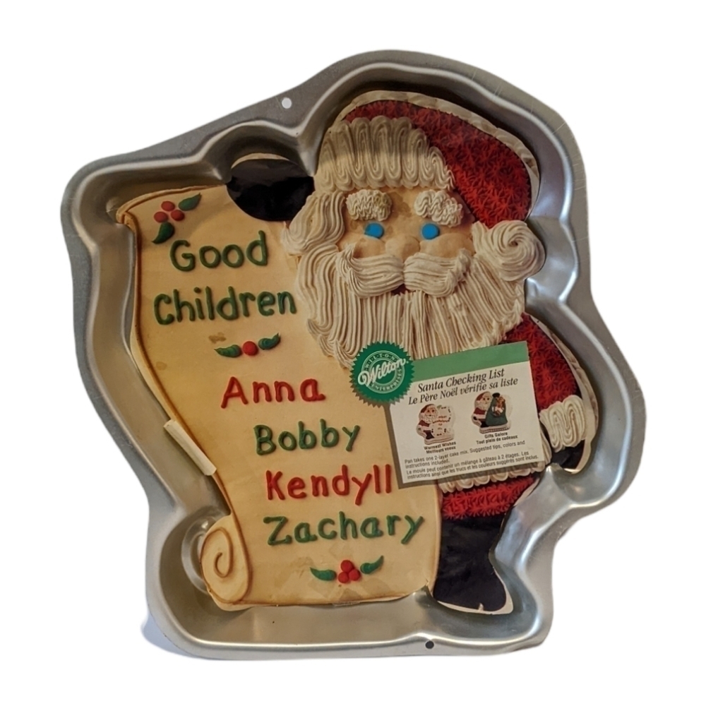 VINTAGE Wilton Santa cake pan